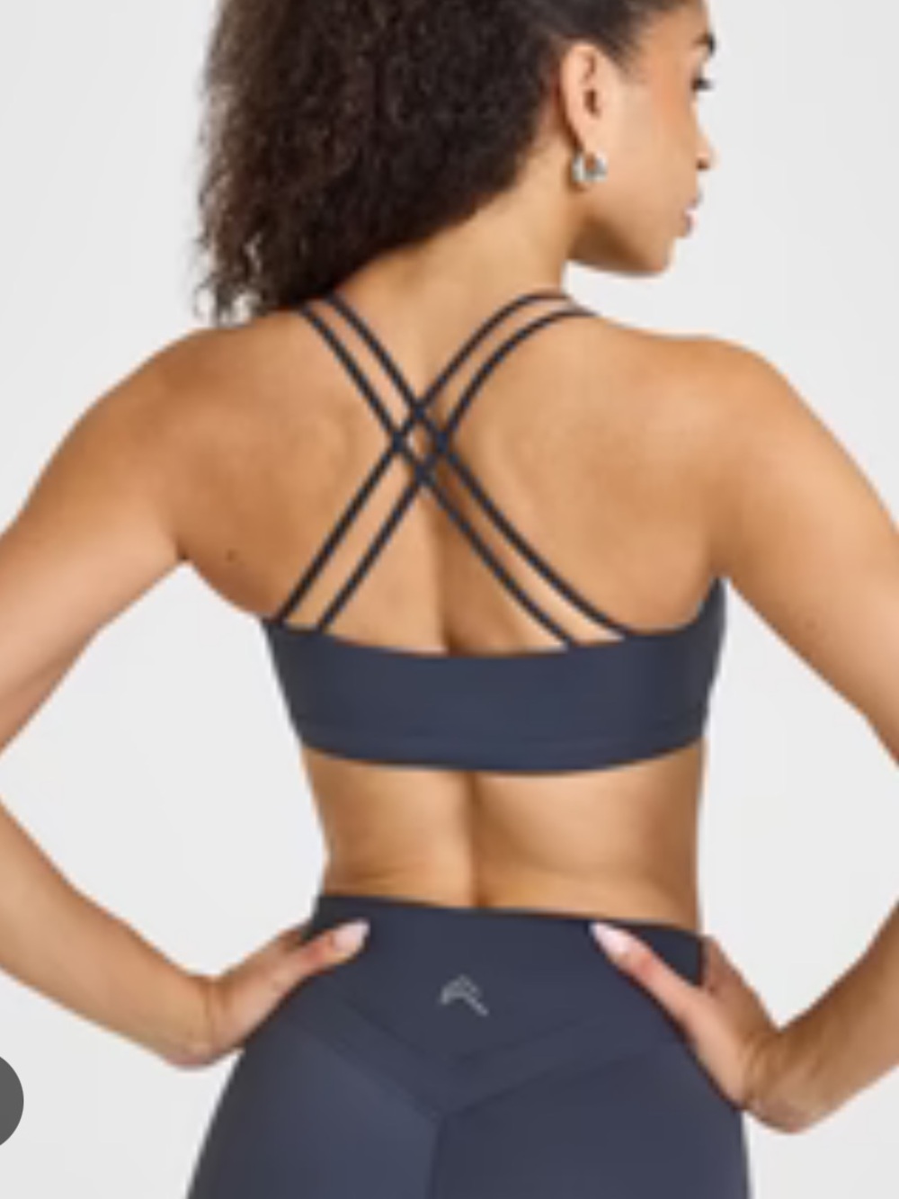 Oner Active True Blue Crossback Sports Bra Medium